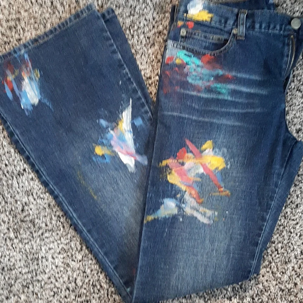 Jeans - Painted by me - Picture 1 of 7